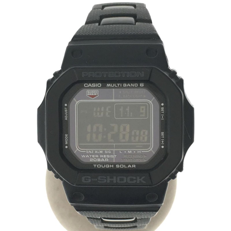 ソーラー腕時計・G-SHOCK/デジタル/ステンレス/ブラック/ブラック/GW