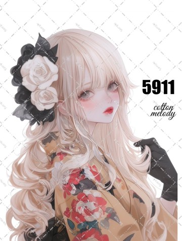 original sticker no.5911 人物貼紙 原創貼紙 人物插畫貼紙 女孩貼紙 原創人物貼紙