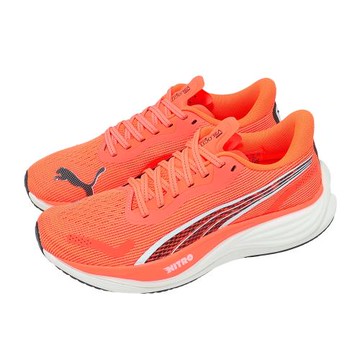 Puma 慢跑鞋 Velocity Nitro 3 Wns 女鞋 橘 黑 氮氣中底 緩衝 路跑 運動鞋 377749-22