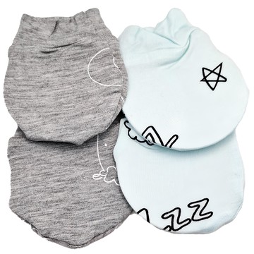 baa baa sheepz 抱抱羊 Mittens 嬰兒手套 0~6個月 甜夢藍 + 灰色  0-6個月