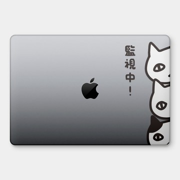 PIXOSTYLE 三隻貓咪 監視中 MacBook Air / Pro 防刮保護殼 PU019