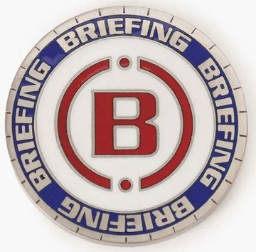 【BRIEFING】高爾夫用品CIRCLE B 球標-銀色