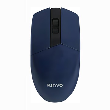 Kinyo USB光學滑鼠 118 x 62 x 43mm 75.2g  KM-507  藍色
