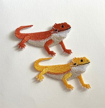 刺繡貼布 ■ 刺蝟龍 ■ 爬蟲類