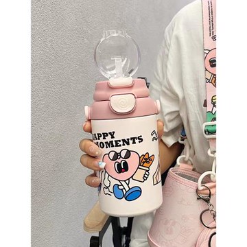 水杯保溫杯女生高顏值316兒童吸管杯2026新款包包多巴胺可愛杯子