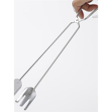 木炭鉗子多功能不銹鋼燒烤火鍋銅火鍋碳夾食物夾子火鉗撿垃圾鉗燒