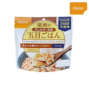 尾西 沖泡即食飯 什錦風味【100g】懶人料理 登山必備 防災食品 儲備糧食