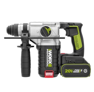 WORX 威克士 WU388 20V 三用鋰電無刷電鎚 24mm 錘鑽 鑽瓷磚不裂 免出力 德國紅點設計大獎 無刷電鎚