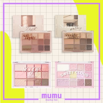 【mumu】韓國 Clio 12色眼影盤 眼頰盤 Shadow gallery 秋季 soft depth Shade