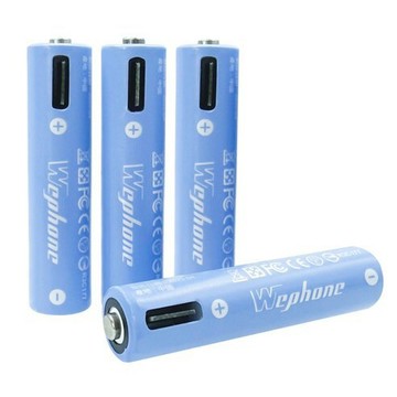 [福利商品]7-5-1_type-c可充式鋰電池4入組-c721-90-5-x-68-8-x-18-5mm-70g-顏