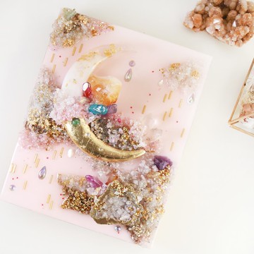 晨曦水晶樹脂畫