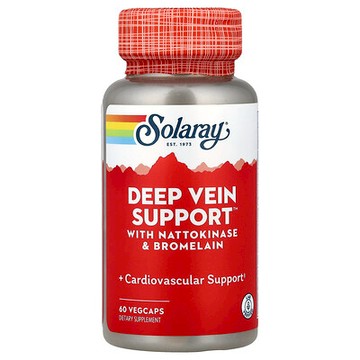 Solaray, 深靜脈幫助™，60 粒素食膠囊