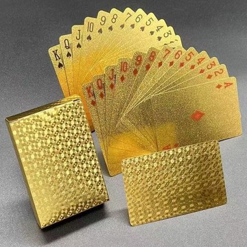 🃏高端黑金撲克｜PVC防水撲克牌 ✨紙牌 鬥地主專用 🌟高端撲克牌 防水黑金撲克 高顏值加厚紙牌