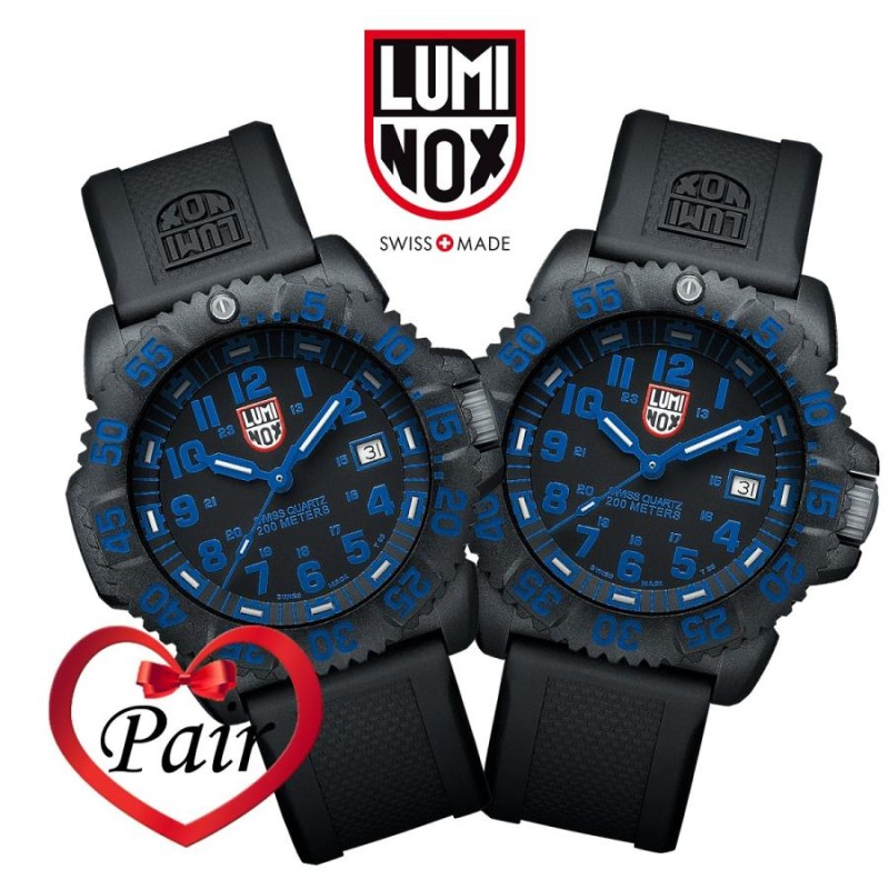 試着もしていないので美品ですLUMINOX  ルミノックス　時計　ペアウォッチ