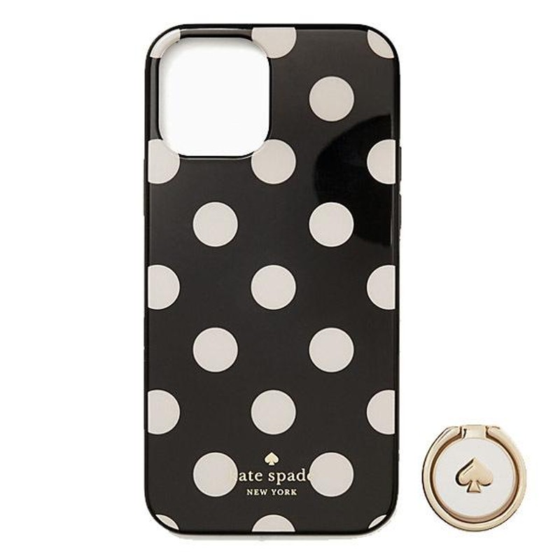 ケイトスペード iphoneケース katespade ポリウレタン リング ドット