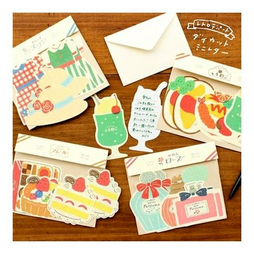 ［SUMI選物］日本製 古川紙工 復古百貨公司系列 造型信封信紙組