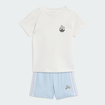 【adidas 愛迪達】 DISNEY 運動套裝 短袖/短褲 嬰幼童裝 - Originals KE0477