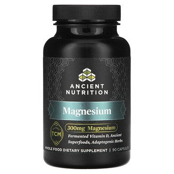 Ancient Nutrition, 鎂，90 粒膠囊