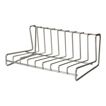 KAJIdonya 家事問屋 304不鏽鋼盤子收納架 26cm  1個  不鏽鋼