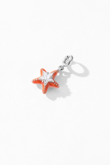 海星鋯石吊飾鈦鋼手鍊~Starfish Bracelet