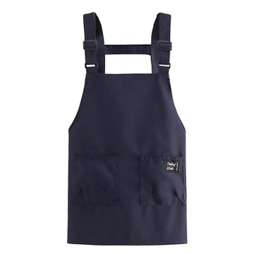 C of B 魔鬼氈雙口袋工作圍裙 海軍藍  1個
