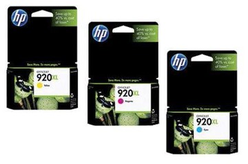 HP㊣原廠墨水匣CD972AA藍色CD973AA紅色CD974AA黃色(NO.920)NO.920XL(單支顏色任選)適用HP OJ Pro 6500w Officejet 7000 /7500A印表機