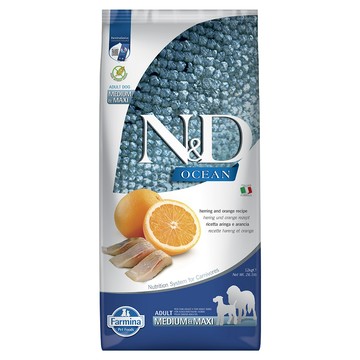 Farmina 法米納 N&D 全齡犬 天然海洋系列 乾飼料 潔牙顆粒  1袋