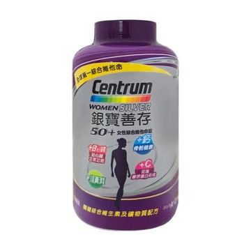 銀寶善存50+ 女性綜合維他命（290錠/盒）