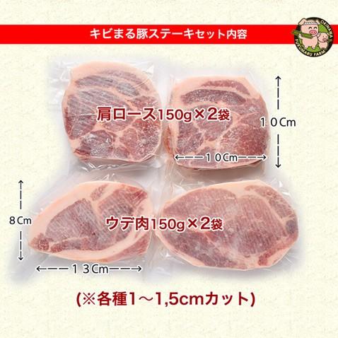 厚切り ステーキ 赤身 肉 赤身肉 豚肉 国産 600g