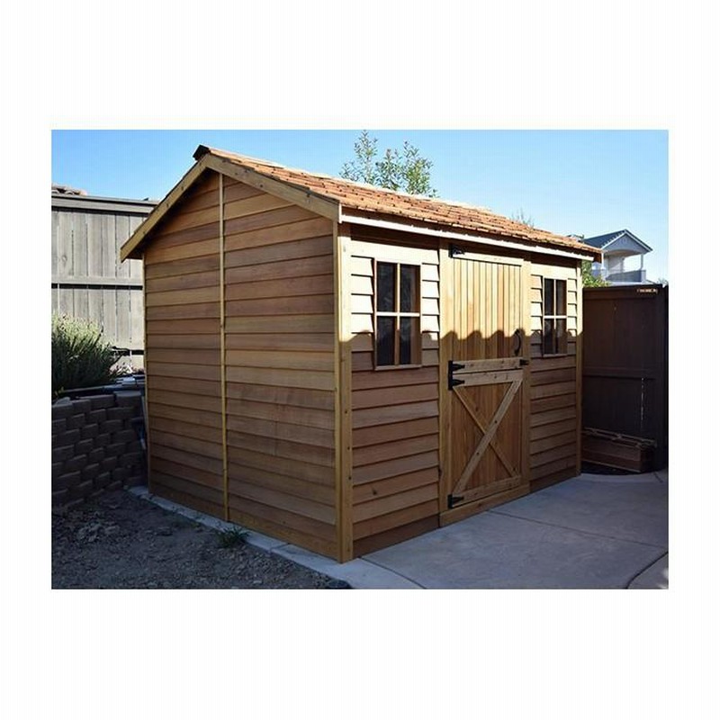 2021新春福袋】 シダーシェッド カバナ 小屋 収納 DIY 住宅 スペース 場所 自転車置場 おすすめ 物置きおしゃれ 屋外 作業部屋 