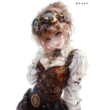【5 月新品 5】07-124-0059 人物貼紙 蒸汽龐克風格