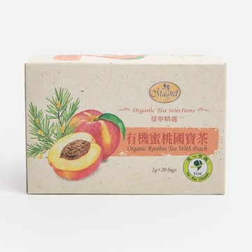 曼寧有機蜜桃國寶茶2gx20入