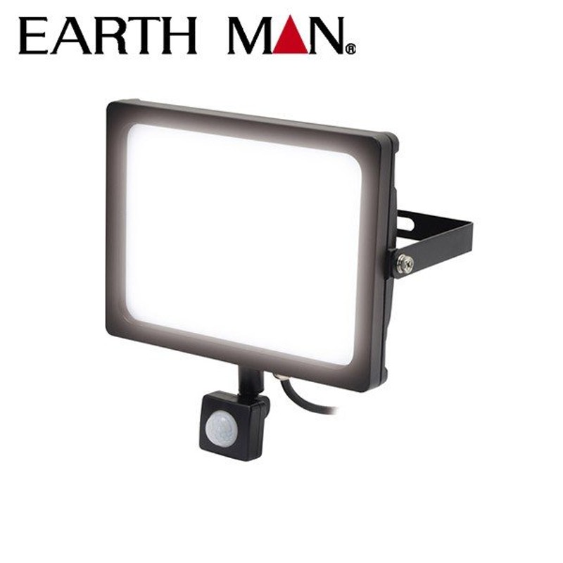 EARTH MAN(アースマン):薄型LEDセンサーライト SLT30LA 防犯 照明 SLT-30LA LINEショッピング