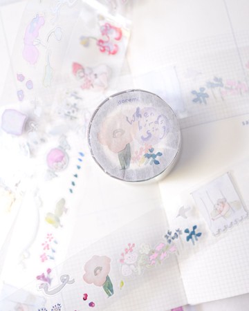 Doremi 系列 - 鳥語 割型透明膠帶 | 3.5 cm x 5m