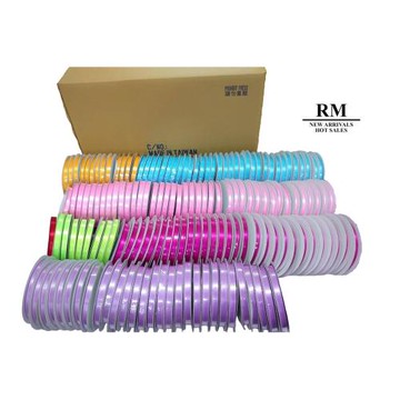 【特惠套組】單面尼龍緞帶/整箱販售/手工/素面/布置/裝飾/蝴蝶結/多種顏色/紫色