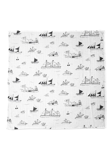 有機棉紗布包巾(起帆) – OHOY MUSLIN BLANKET