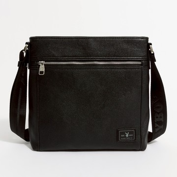 PLAYBOY - 下沉式斜背包 Matte Black系列 - 黑色