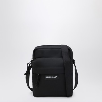 Explorer black nylon shoulder bag