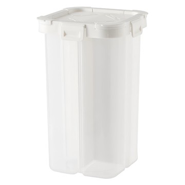 好物良品 日本五穀雜糧透明分裝罐 PP材質 多樣分類  14 x 14 x 23cm  白色  1個