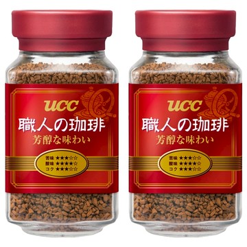 ucc 職人的珈琲 職人芳醇即溶咖啡  90g  1瓶  2瓶