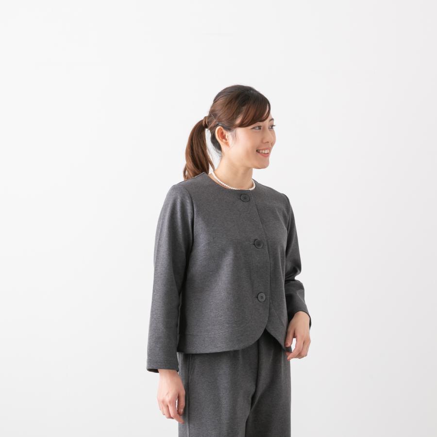 サラウェア ポンチ ノーカラー ジャケット C91175 SARAH WEAR