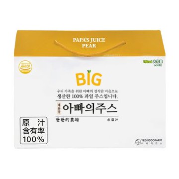 【爸爸的農場】100%水梨汁180mlx30入(非濃縮還原)