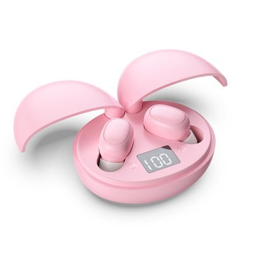 真無線藍芽耳機雙耳隱形女生款可愛入耳式微小型迷你蘋果 全館8折~