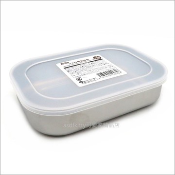 asdfkitty可愛家☆日本製-関川鋼販 不鏽鋼長方型保鮮盒/水果盒/便當盒/收納盒