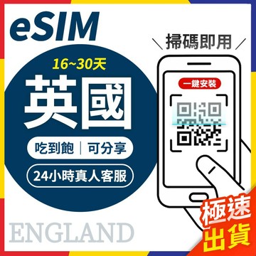 【極速出貨】eSIM英國 長天數 英國esim卡 英國esim 英國網卡 esim 英國 esim英國 歐洲網卡 倫敦