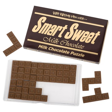 Hanayama 趣味拼圖 巧克力造型拼圖  1盒  巧克力色
