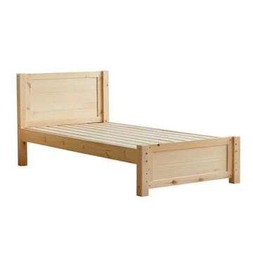 【MUNA家居】松木實木3.5尺單人床/D款