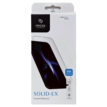 imos 2.5D點膠霧面超細黑邊強化玻璃貼  iPhone 16 Pro  1個