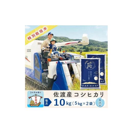 ふるさと納税 新潟県 佐渡市  佐渡島産 コシヒカリ 無洗米10Kg 特別栽培米