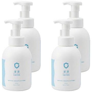 Clean Clean 淨淨 食器清潔皂 按壓瓶  500ml  4瓶